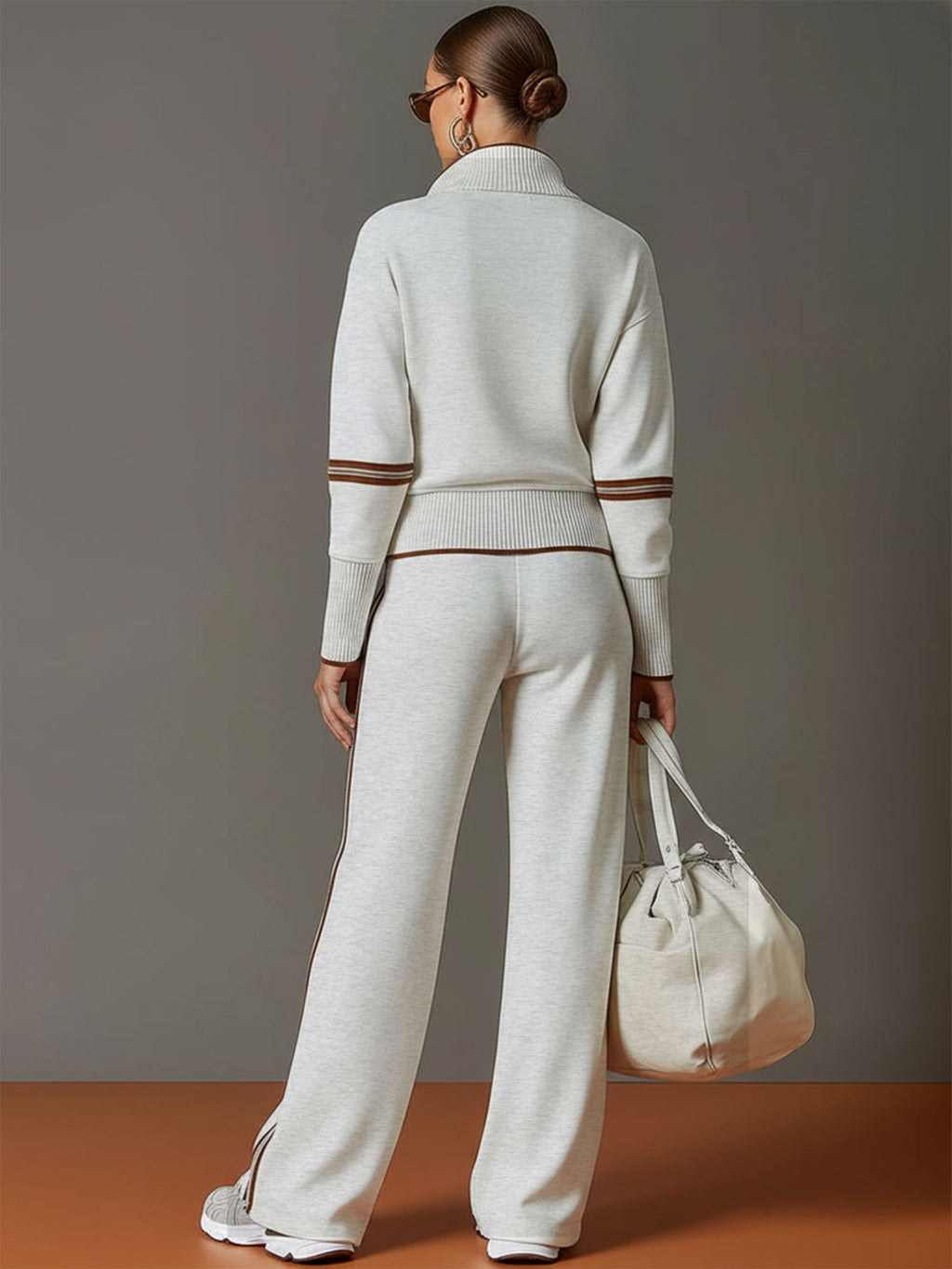 Chándal Mujer Dos Piezas con Sudadera Half Zip