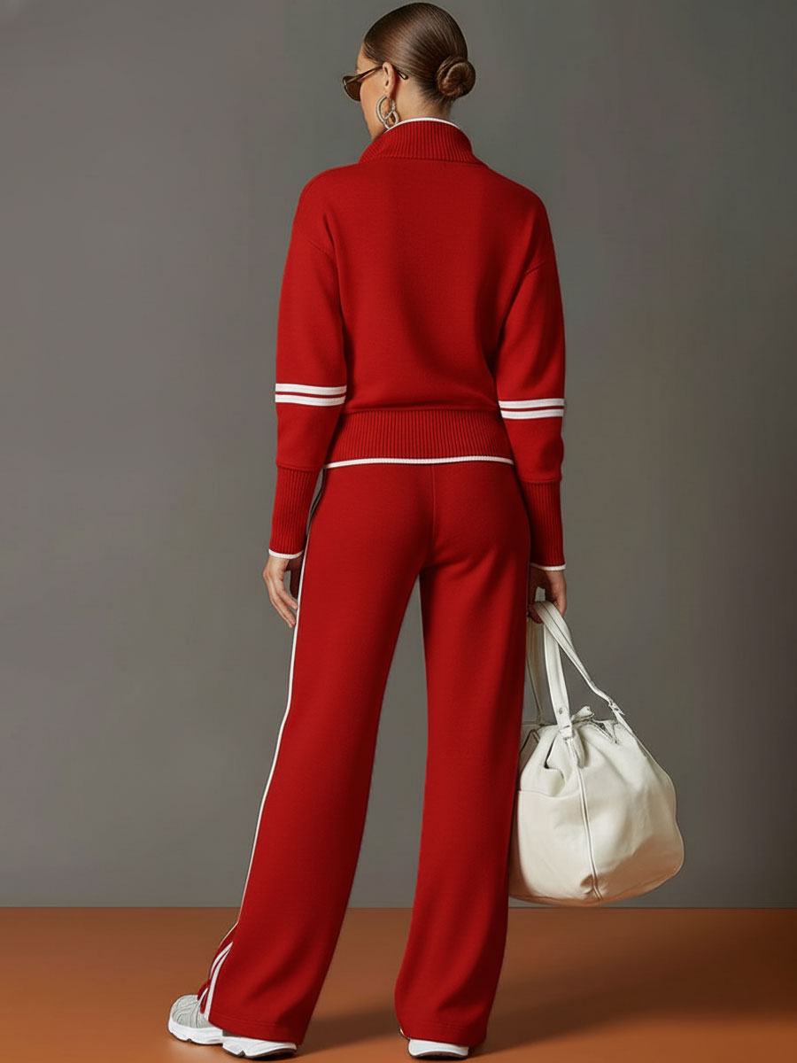 Chándal Mujer Dos Piezas con Sudadera Half Zip