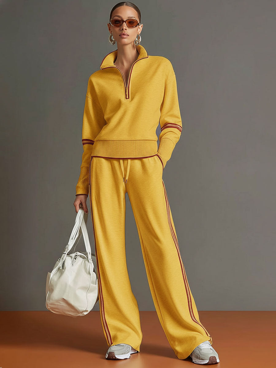 Chándal Mujer Dos Piezas con Sudadera Half Zip