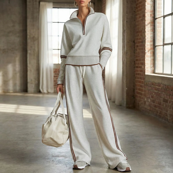 Chándal Mujer Dos Piezas con Sudadera Half Zip