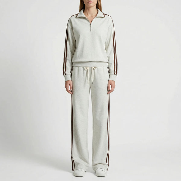 Chándal Mujer Dos Piezas con Sudadera Half Zip