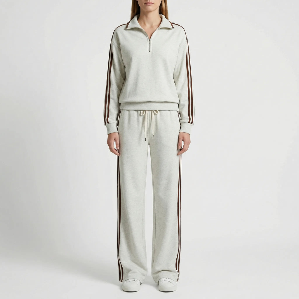 Chándal Mujer Dos Piezas con Sudadera Half Zip