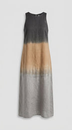 Vestido Sin Mangas con Degradado Elegante