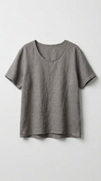 Blusa De Lino Mujer Atemporal Y Ligera