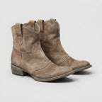 Dominga™ Botines Vaqueros de Tacón Ancho para Mujer, Estilo Casual