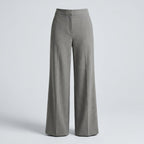 Pantalón Elegante Pierna Ancha De Tiro Alto Mujer