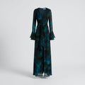 Fiorella Floral Maxi Dress, V-Neck