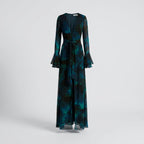 Vestido Maxi Floral Fiorella Escote en V