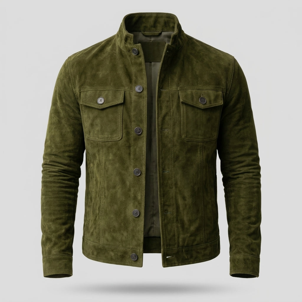 Sobrecamisa Soft-Touch Hombre con Corte Estructurado