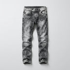 Jeans Rectos Hombre Hip Hop de Denim Resistente