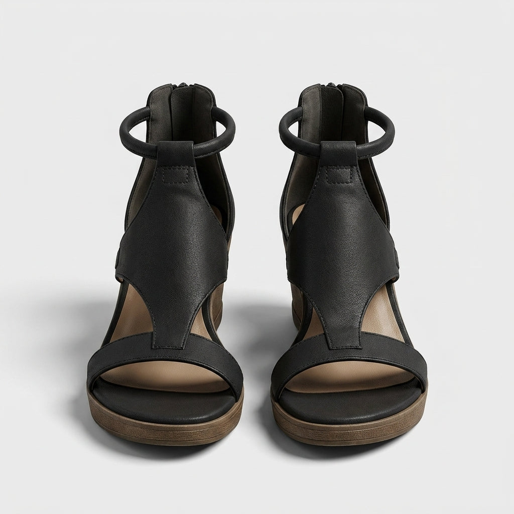Sandalias Ortopédicas De Piel Para Mujer – Máximo Confort