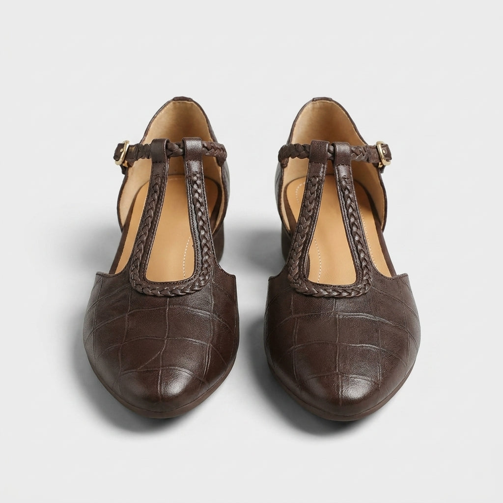 Zapatos Ortopédicos Mujer de Piel Mary Jane