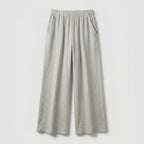 Pantalón Casual De Pierna Ancha De Mezcla De Algodón