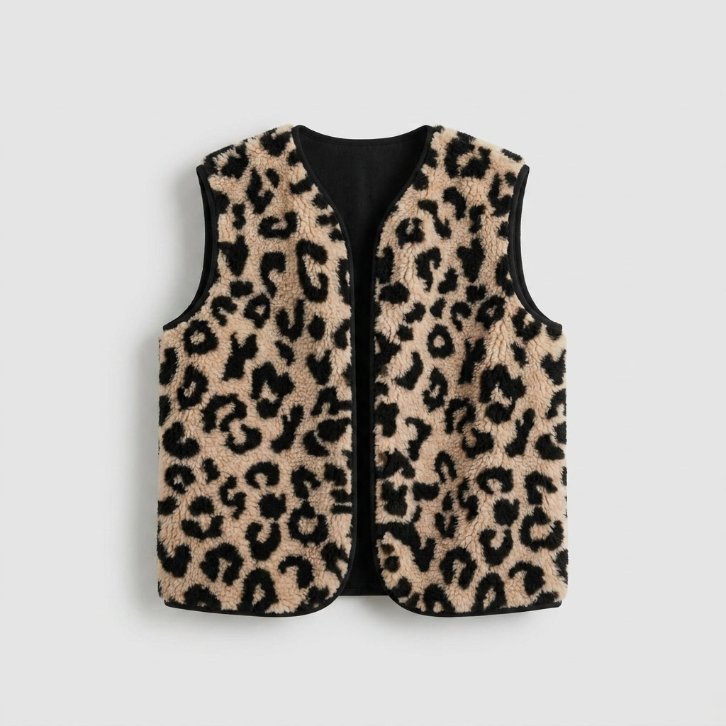 Chaleco Acolchado Leopardo Mujer – Look Casual y Chic