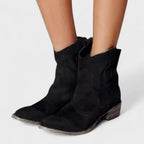 Botines Cowboy Mujer Con Tacón Ancho y Estilo Casual