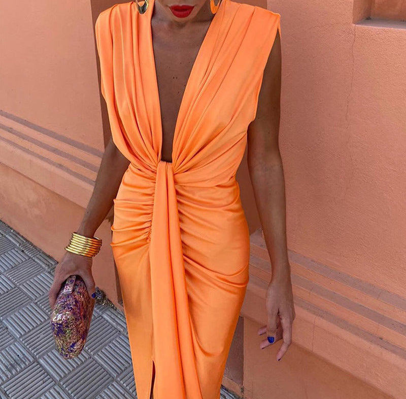 Vestido De Verano Elegante Y Ligero Para Mujer