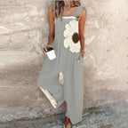 Esencia | Multicolor Solid Strap Jumpsuit