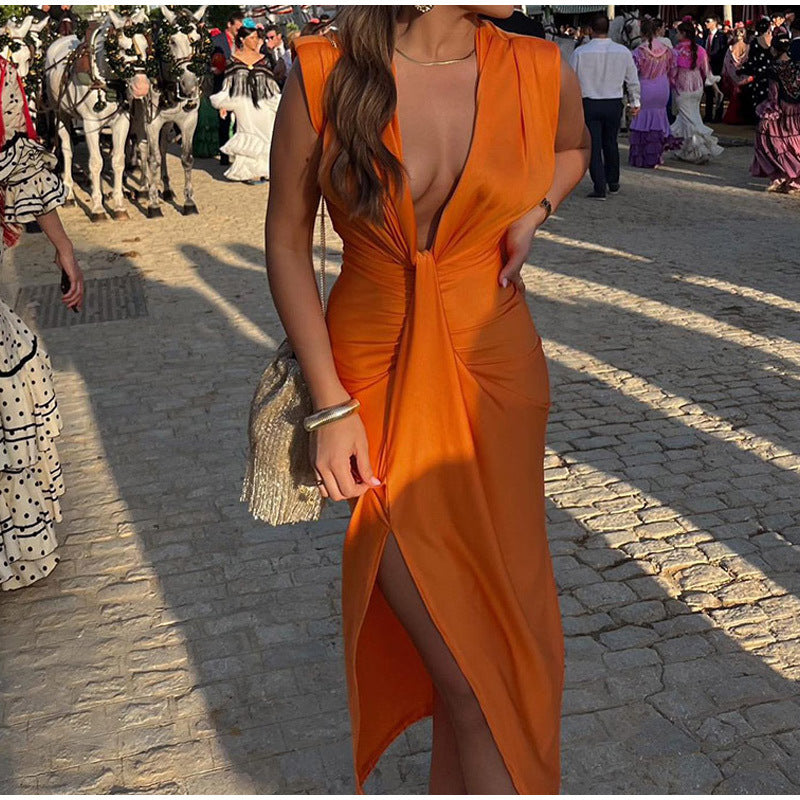 Vestido De Verano Elegante Y Ligero Para Mujer