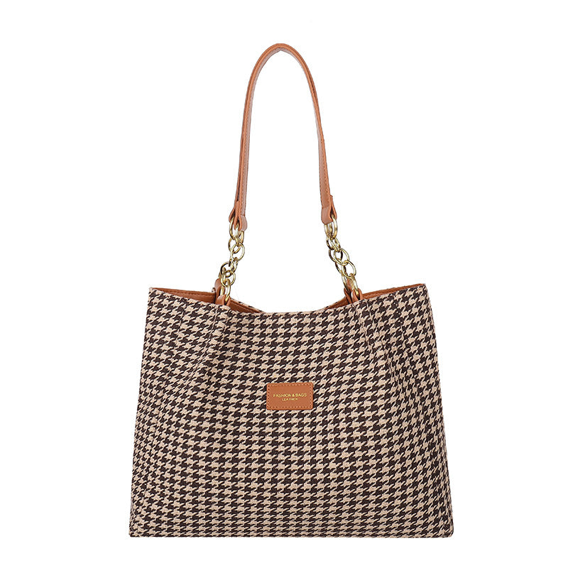 Lucía | Bolsa Tote Estampado de Pico de Gallo