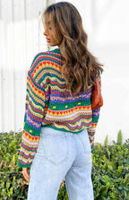 Jersey Colorido de Punto Suave – Estilo y Comodidad