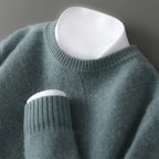 Jersey De Hombre De Cachemira Pura Corte Elegante