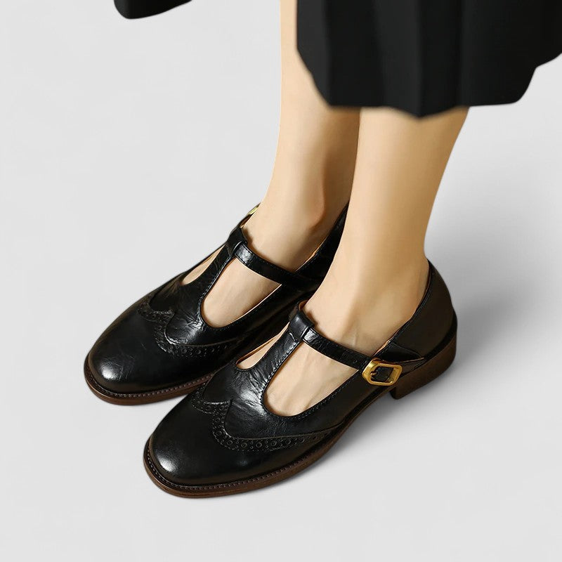 Zapatos Ortopédicos Mary Jane Gianna Con Correa En T