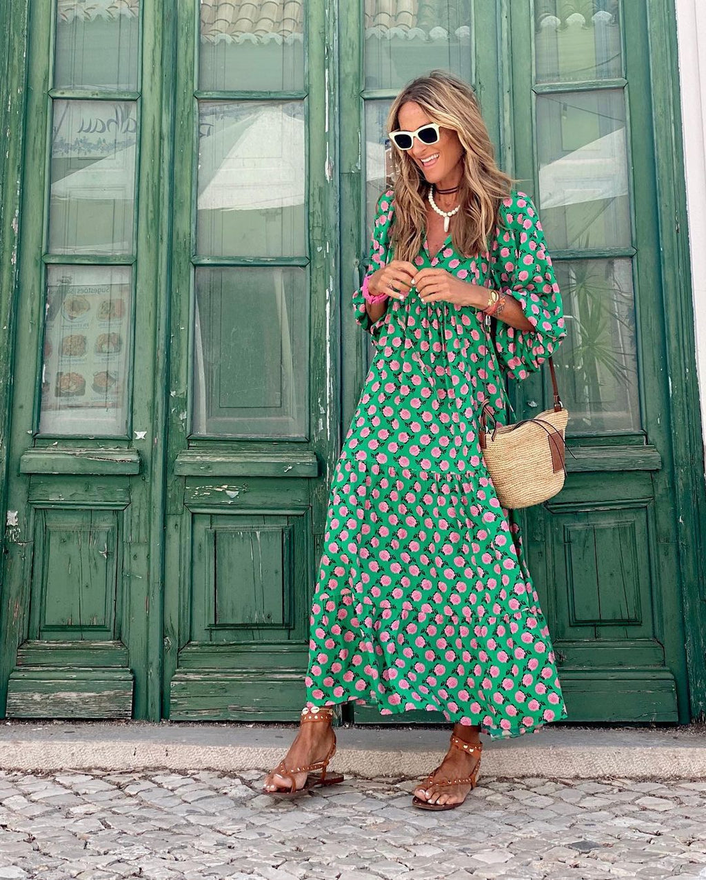 Vestido Boho Elegante Para Mujer – Corte Fluido