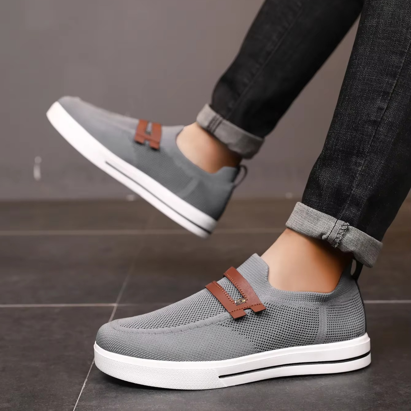Herren-Sneaker Air Knit Leicht und Atmungsaktiv