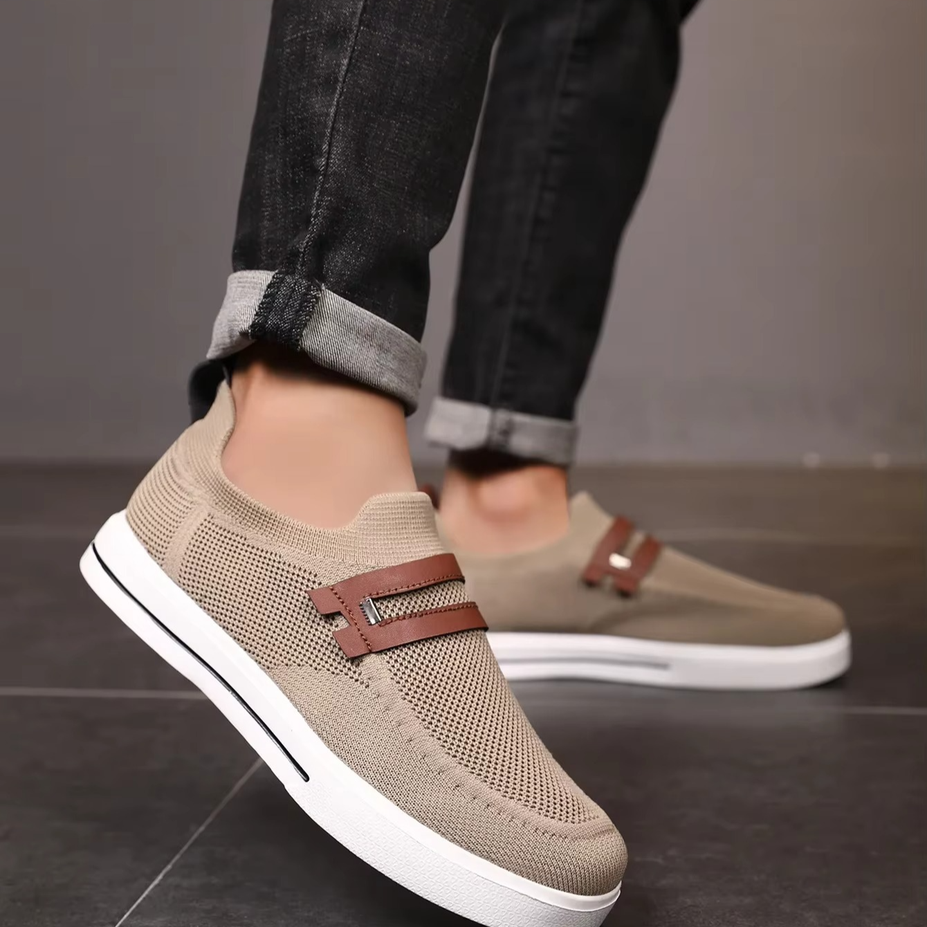 Herren-Sneaker Air Knit Leicht und Atmungsaktiv