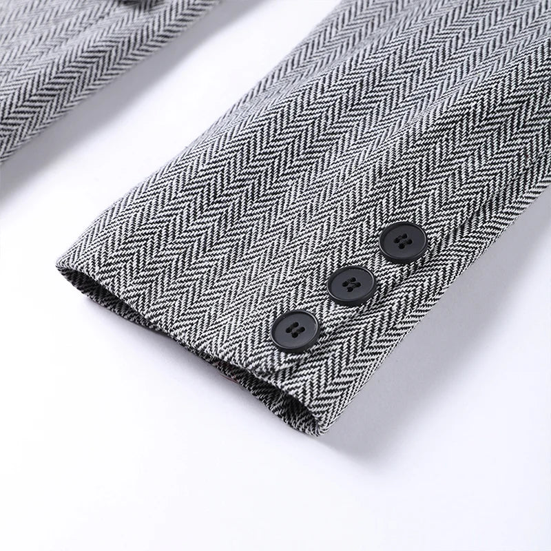 Conjunto Sastre 3 Piezas Mujer con Blazer y Corsé