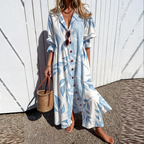 Vestido Boho Primavera Verano De Algodón Y Viscosa