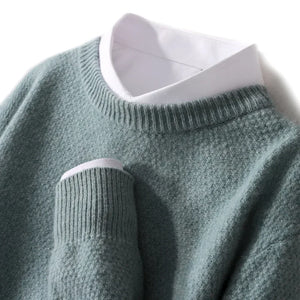 Herrenpullover aus 100 % Kaschmir mit eleganter Passform