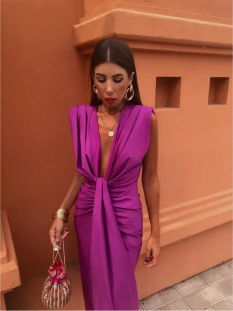 Vestido De Verano Elegante Y Ligero Para Mujer