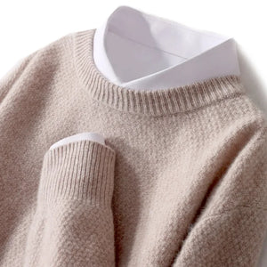 Herrenpullover aus 100 % Kaschmir mit eleganter Passform