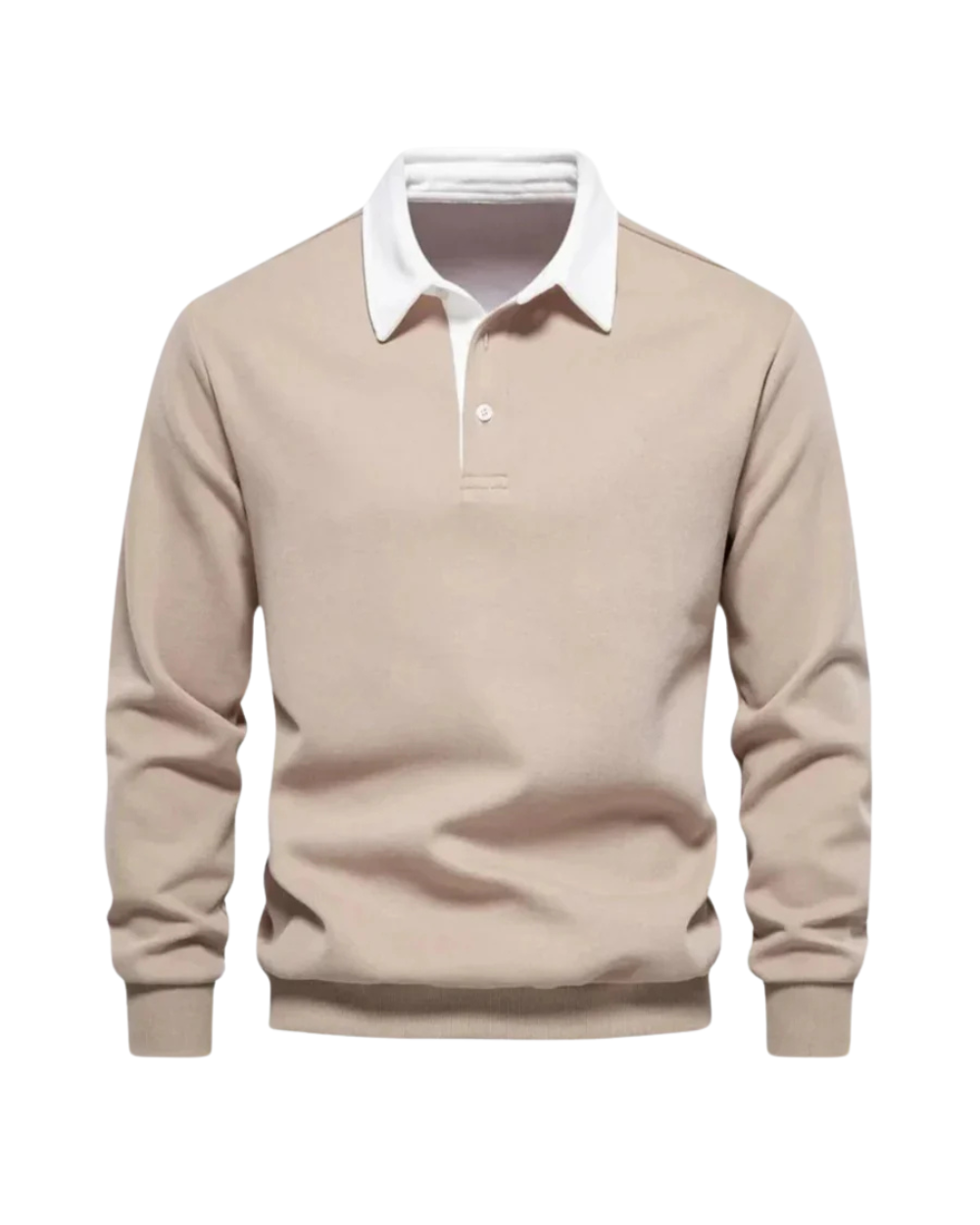 Weicher, gestrickter Polo-Pullover