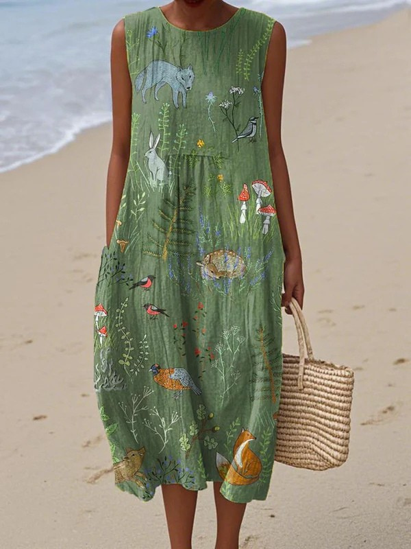 Hope™ | Enchanted Woodland Midi Dress