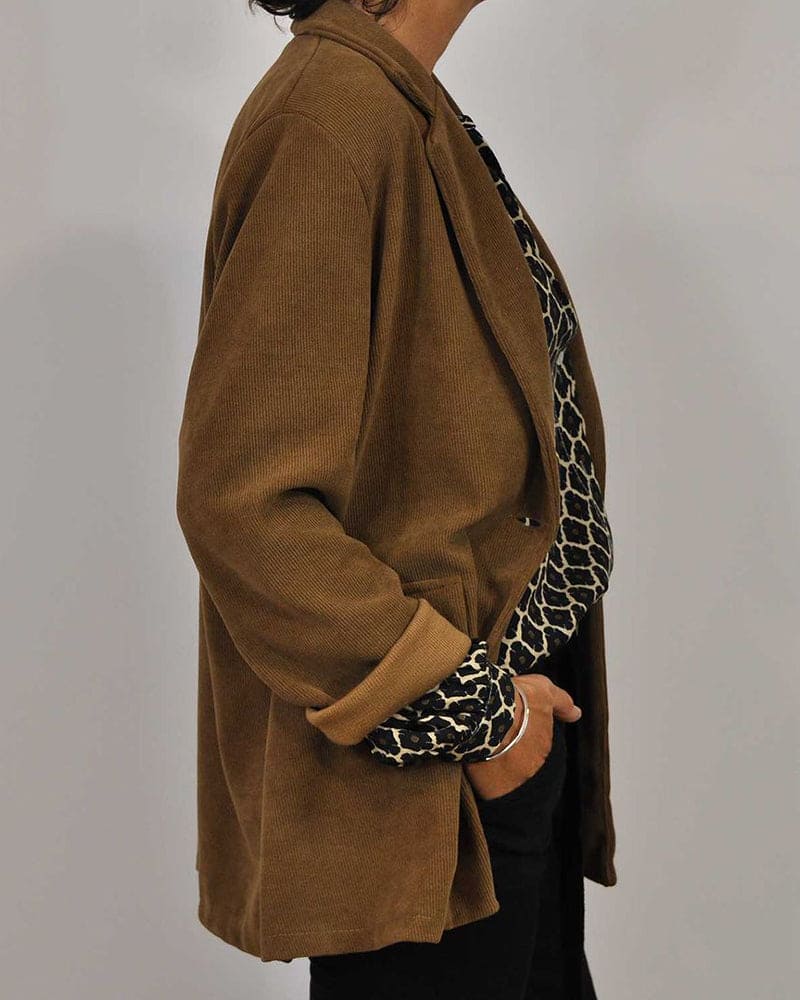 Blusa Geométrica Mujer De Corte Holgado Elegante