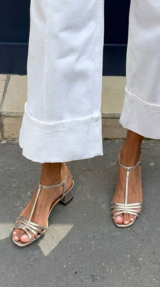 Allegra | Everyday Elegance Gold Sandals