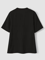 Elegante Bluse mit V-Ausschnitt und Holzknöpfen