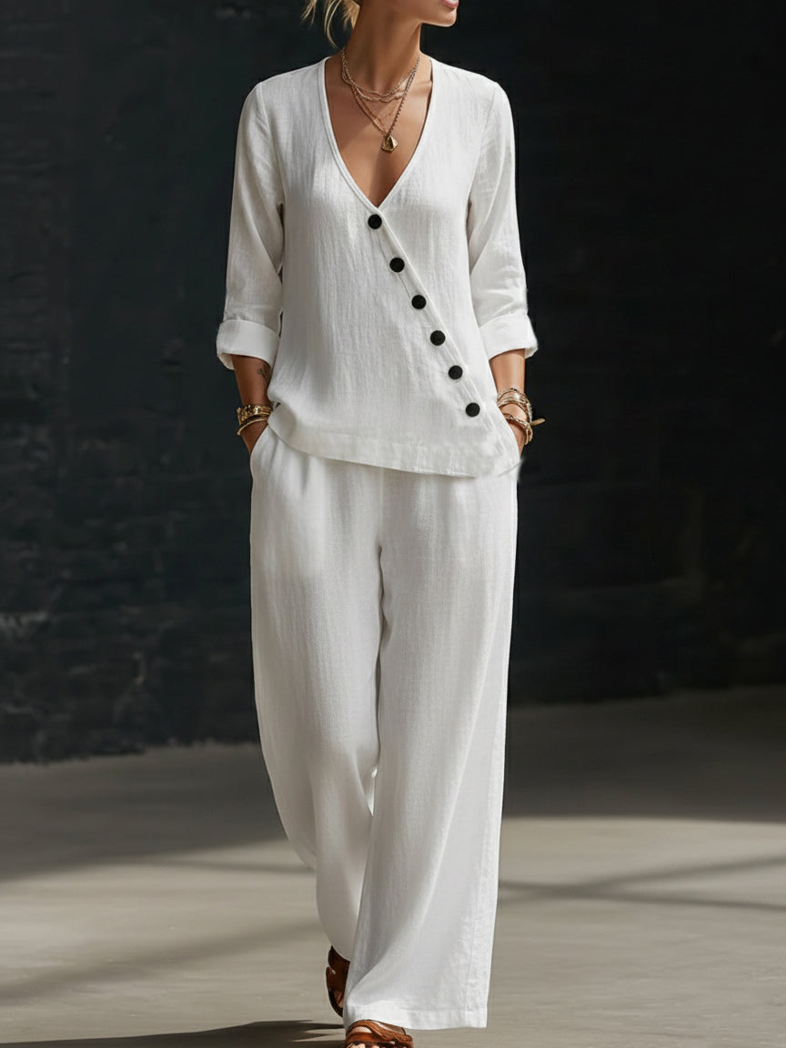 Conjunto Básico Femenino Cómodo y Elegante Diario