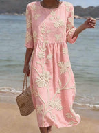 Vestido Raquel Vintage Elegante para Verano