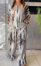 Conjunto Casual Estampado Marie de Dos Piezas