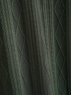 Conjunto Polo Jacquard Geométrico y Pantalón Recto