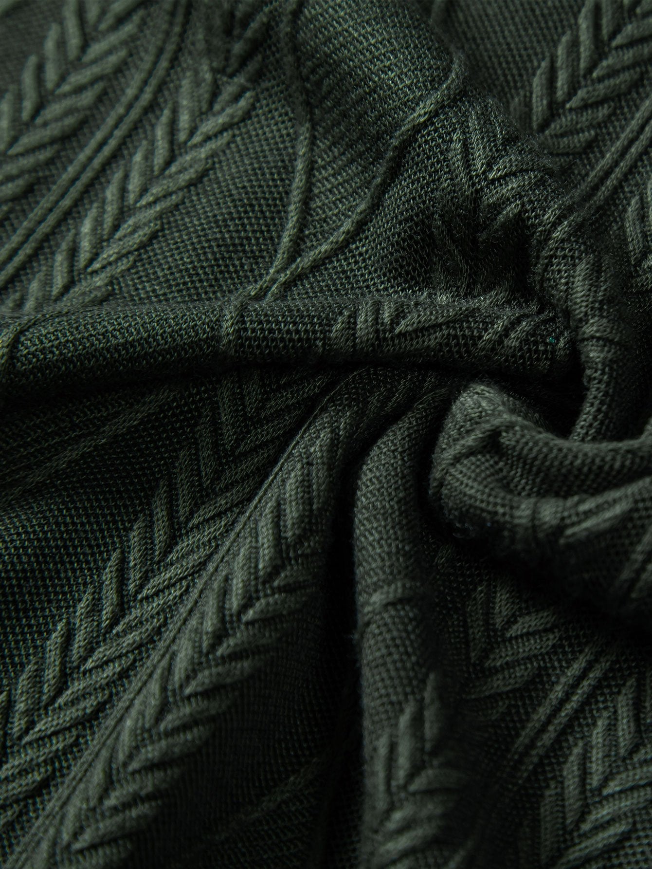 Conjunto Camisa Cubana Jacquard y Pantalón Recto