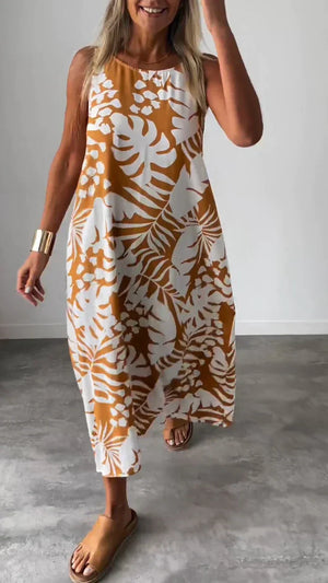 Vestido Floral Cómodo y Elegante para Mujer