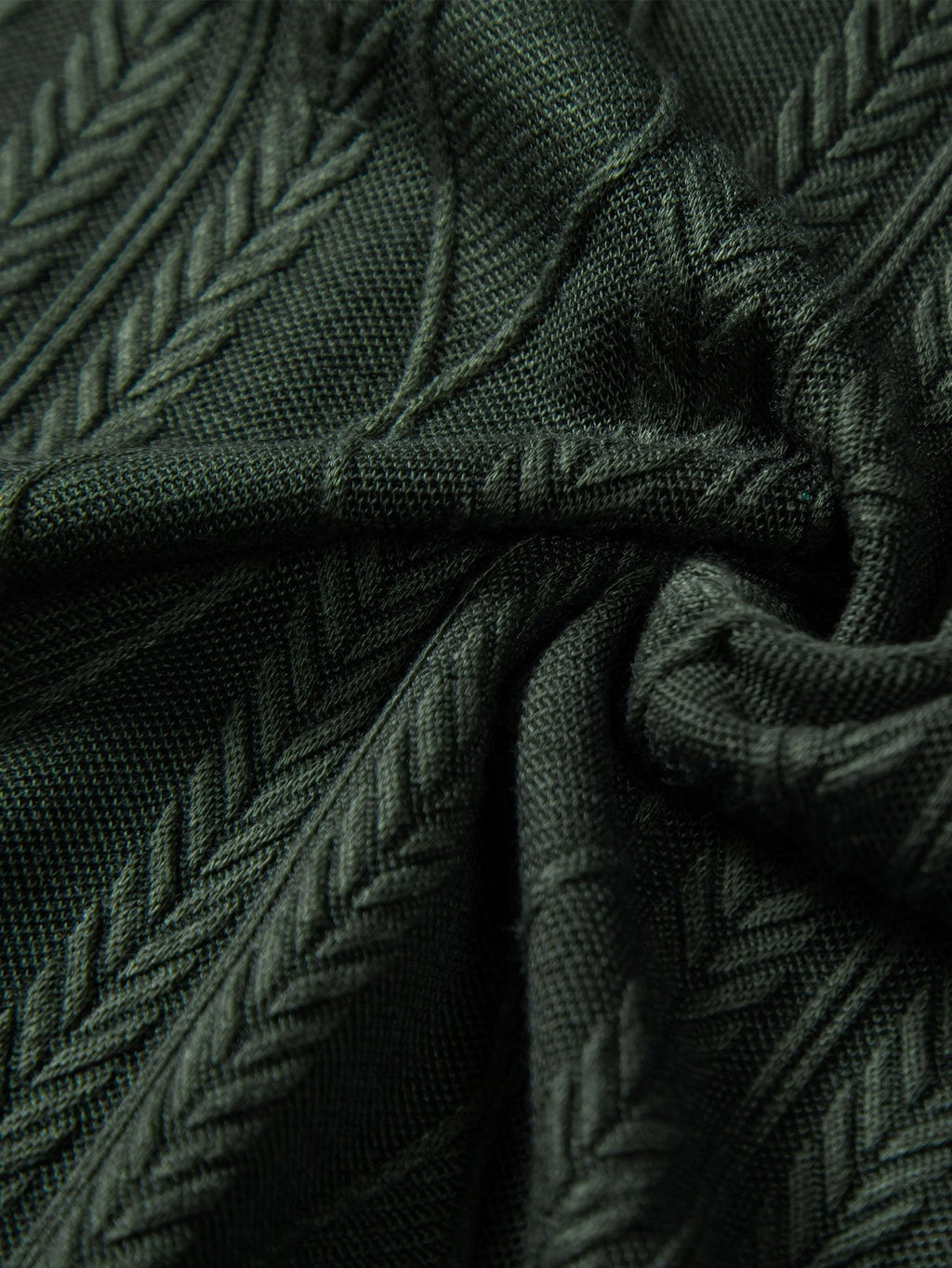 Conjunto Camisa Cubana Jacquard y Pantalón Recto Lino