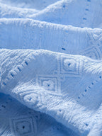 Conjunto Camisa Cubana Jacquard y Pantalón Recto Lino