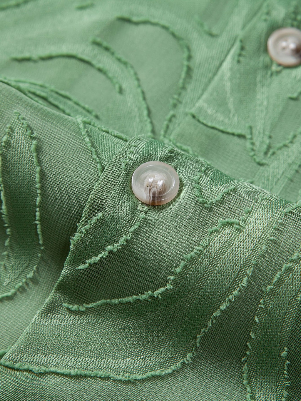 Conjunto Camisa Cubana Jacquard y Pantalón Recto Lino