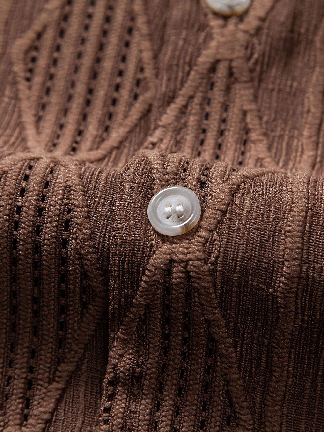 Conjunto Camisa Cubana Jacquard y Pantalón Cropped Lino