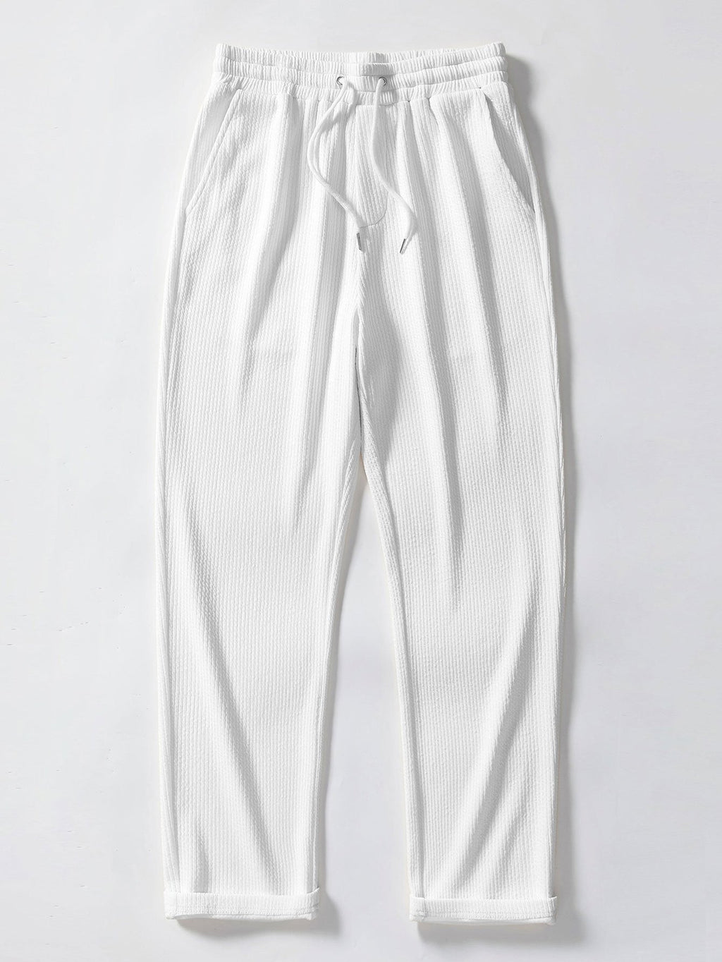 Conjunto Polo Jacquard Geométrico y Pantalón Recto